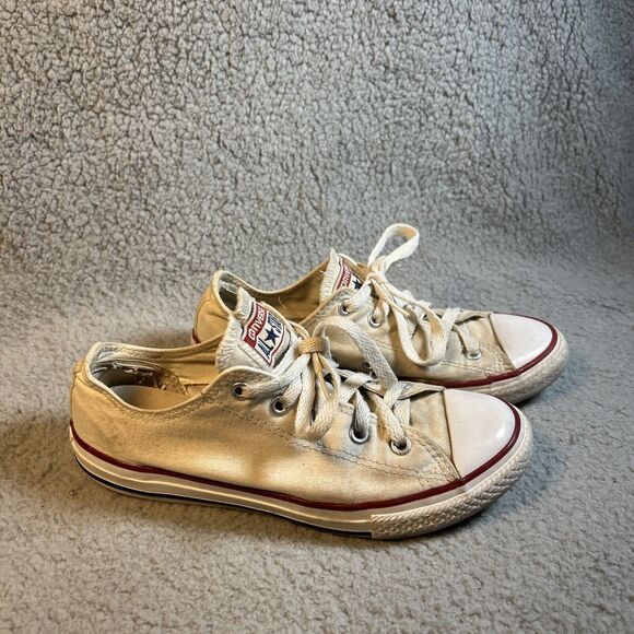 Converse Chuck Taylor All Star White Low Top Canvas 3J236 Youth 3 W 5 - Picture 2 of 16